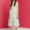 Edc By Esprit Printed - Jurk - Pale Khaki -Esprit 95d9e4ccdf1241bba7a5647b64e6dd12