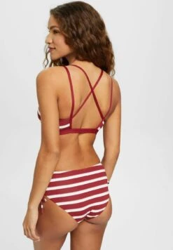 ESPRIT Brela_Par Padded Stripe - Bikinitop - Dark Red -Esprit 97e62b7d5fb349d5b96a92a25e0ad649