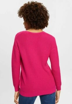 Edc By Esprit Mit V-Ausschnitt - Trui - Pink Fuchsia -Esprit 996b4b0df1194f6cb790356293065ead