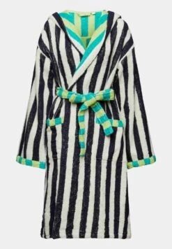 ESPRIT Gestreifter Unisex - Badjas - Deep Water -Esprit 9a1266413f1b40a3bdcee69dd0365dec