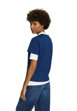 ESPRIT Mit Logo Stickerei - T-Shirt Basic - Ink -Esprit 9ba8d81a330141849b98fe433f5177ff