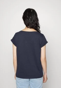Edc By Esprit Slub Round Neck - T-Shirt Basic - Navy -Esprit 9caa2994c66b4d958abf27d42d04cdbd