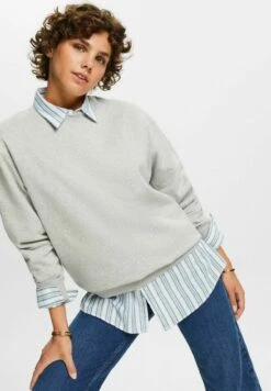 ESPRIT Crew Neck - Sweater - Light Grey New -Esprit 9d4e6aa206574bc0879c3e565a662db3