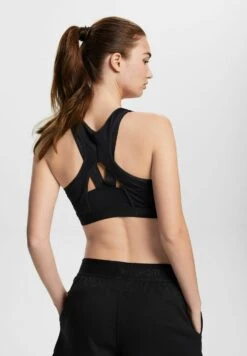 Sport-Bh Met Light Support - Black -Esprit 9eca318d434047a78fb0259f8c1855fb