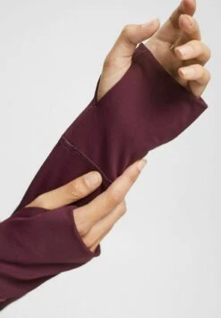 Mit Reissverschluss Und E-Dry-Ausrüstung - Longsleeve - Bordeaux Red -Esprit 9f570796f3284212aee8bc14c8e0d738