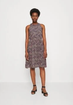 Edc By Esprit Neckholder Dress - Jurk - Navy