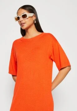 ESPRIT Dress - Gebreide Jurk - Orange Red -Esprit a8c20e57187344a5aa2062eae8e1e923