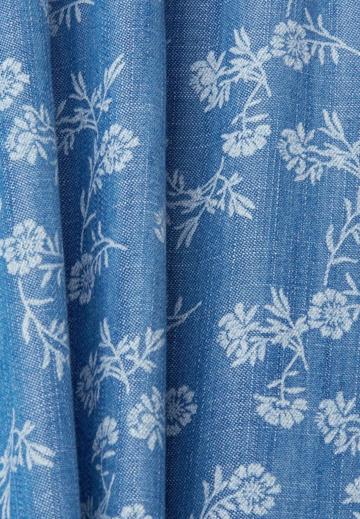 Edc By Esprit Mit Floralem Print - Spijkerjurk - Blue Medium Washed New 8 Edc By Esprit Mit Floralem Print - Spijkerjurk - Blue Medium Washed New - Afbeelding 6