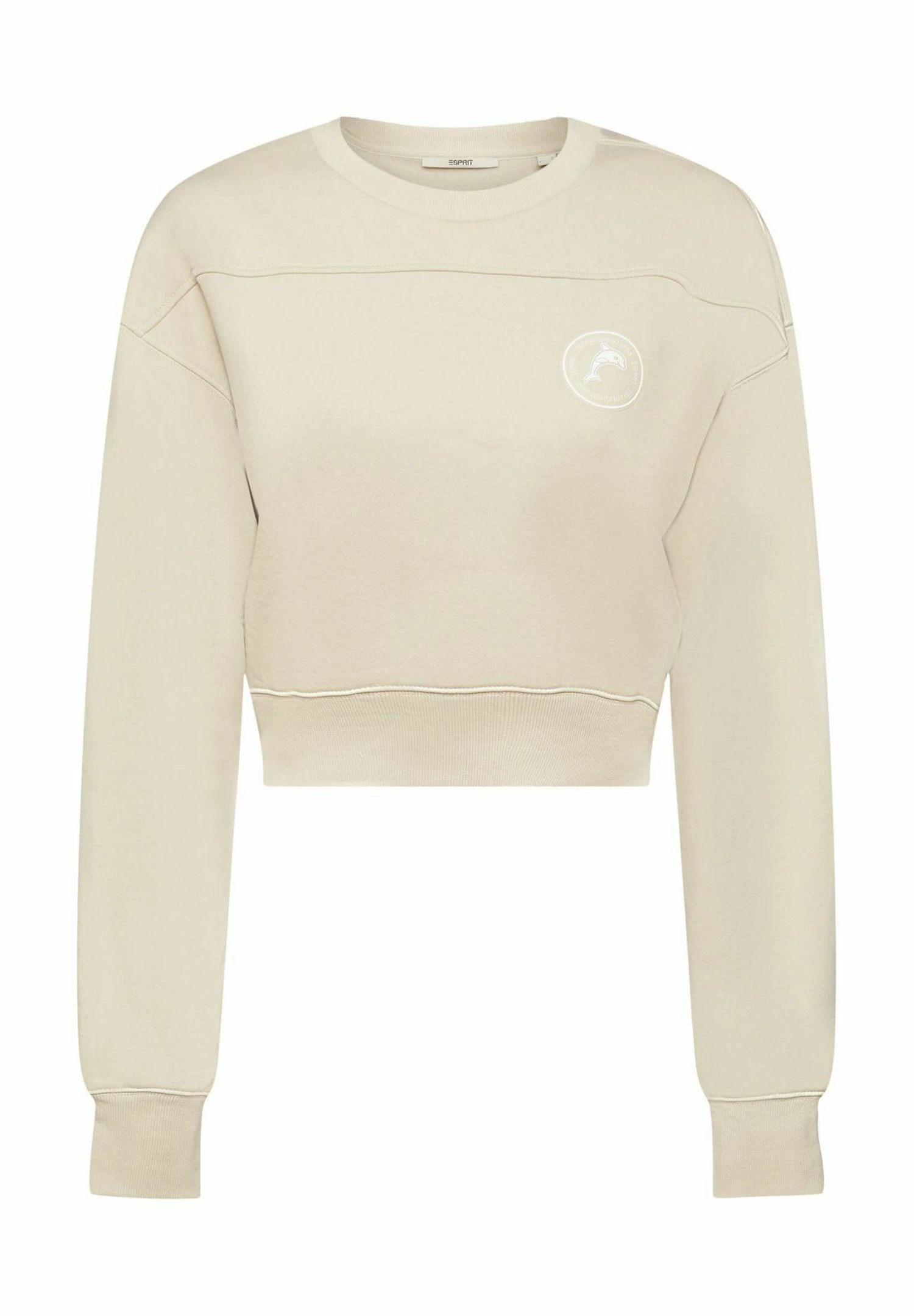 ESPRIT Cropped - Sweater - Light Taupe 12 ESPRIT Cropped - Sweater - Light Taupe - Afbeelding 10