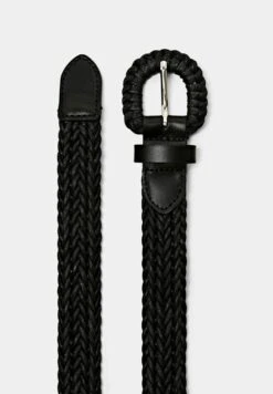 ESPRIT Gevlochten Riem - Black -Esprit acefe8bfa7164903b4594f18d75911d0