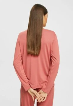 ESPRIT Pyjamashirt - Terracotta -Esprit ae8bb86cfecf403e911d6ae43c429c35