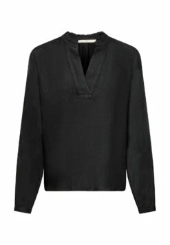 Edc By Esprit Mit Ausschnitt In Wickel Optik - Blouse - Black -Esprit b08889cbaca245f39506bace8110c2cf