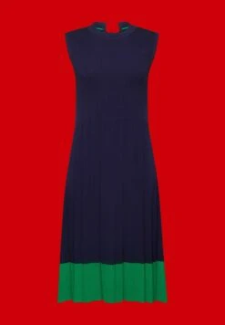 ESPRIT Ärmelloses Mit Rundhals - Gebreide Jurk - Dark Blue -Esprit b230c8147d674002b7efb51c4e93a99d