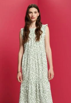 Edc By Esprit Printed - Jurk - Pale Khaki 10 Edc By Esprit Printed - Jurk - Pale Khaki -Esprit b28301def9644048a8017738d7ab9eed