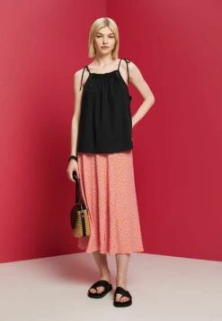 ESPRIT Gesmoktes Camisole - Top - Black -Esprit b3eed565c1084d458adf2f717c58b31e