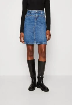 ESPRIT Sus Mr- Minirok - Blue Medium Wash