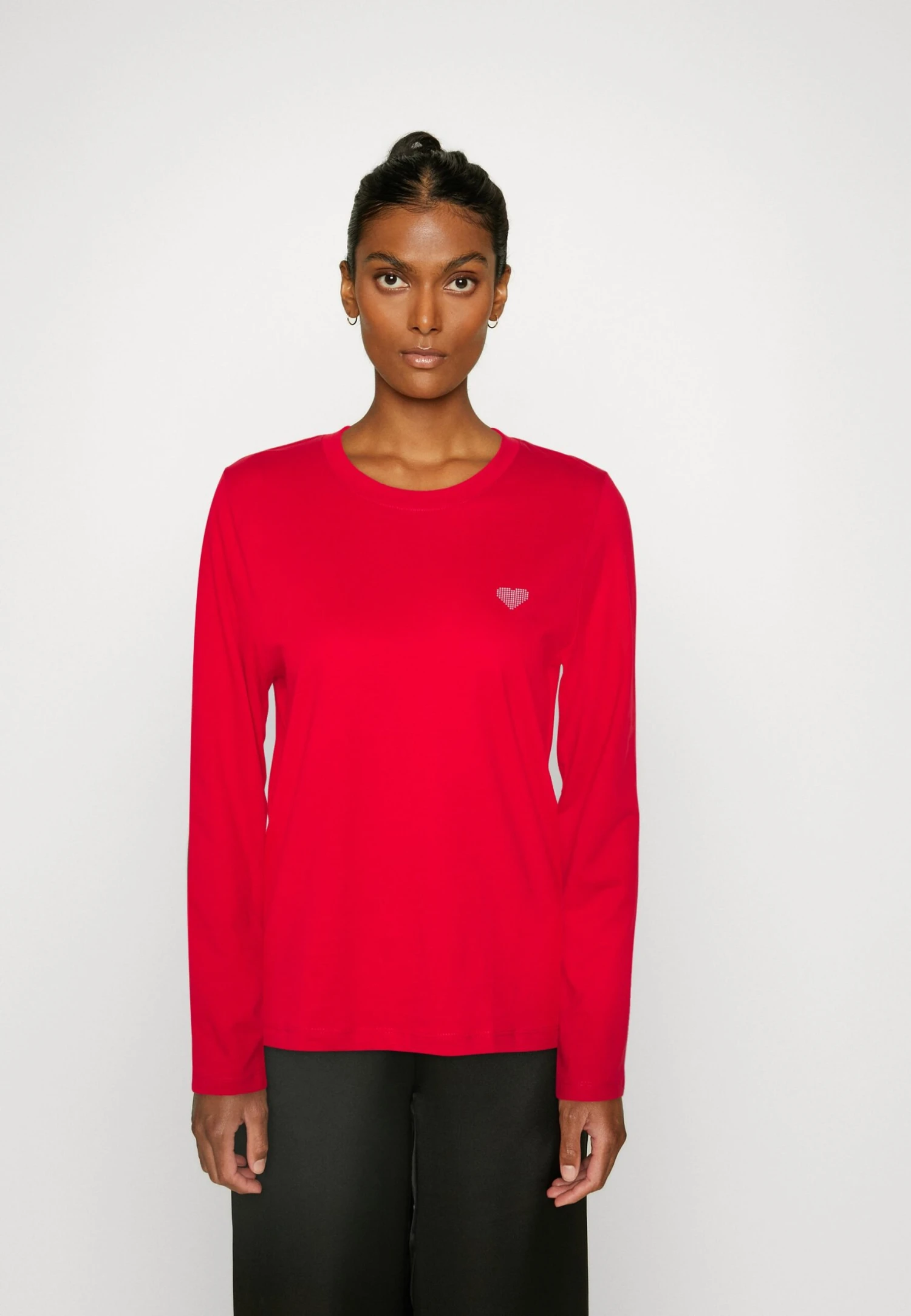 Edc By Esprit Tee - Longsleeve - Dark Red 3 Edc By Esprit Tee - Longsleeve - Dark Red