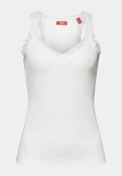 ESPRIT Top - Off White -Esprit b64767cc27dd4e57b859f4da6c213b3e