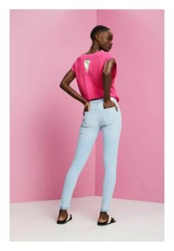 ESPRIT Aus Mit Stretchkomfort - Jeans Skinny Fit - Blue Bleached -Esprit b6deb07d97674269bbeb9b9595b3d5b0