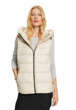 ESPRIT Ultra Light Vest - Bodywarmer - Cream Beige -Esprit bae10a1291be43a99a3e61b4adfd1d85