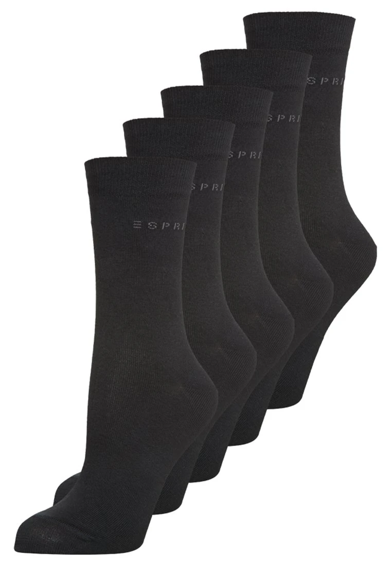 ESPRIT Solid 5-Pack Sustainable Cotton-Mix - Sokken - Black 3 ESPRIT Solid 5-Pack Sustainable Cotton-Mix - Sokken - Black