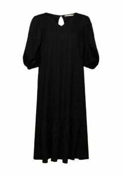 Edc By Esprit Strukturiertes- Jurk - Black -Esprit bc238a3d77e24fe68d7bdcb5431bf259