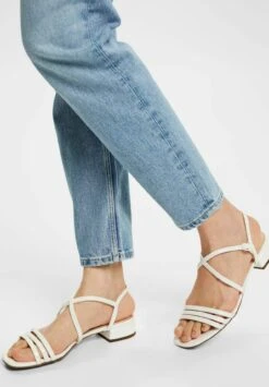 ESPRIT Mit Blockabsatz - Sandalen - White