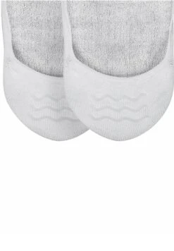 ESPRIT Cotton 2-Pack Invisibles Uni - Enkelsokken - White
