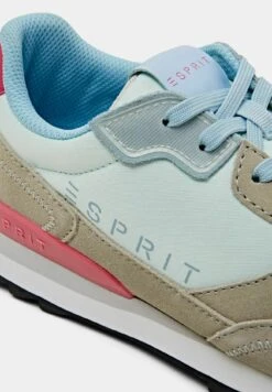 ESPRIT Mit Echtem - Sneakers Laag - Light Blue -Esprit be340faff36647d29a8c83764d0a53cf