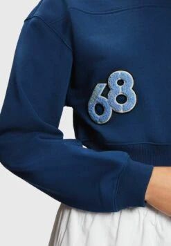 ESPRIT Cropped College Mit Patches - Sweater - Ink -Esprit bf099b7af5b54beaa153603d2b929347