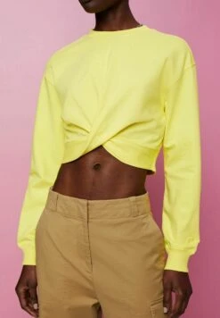ESPRIT Mit Knotendetail - Sweater - Yellow -Esprit bf25994a5df64032b47959a93279bc60