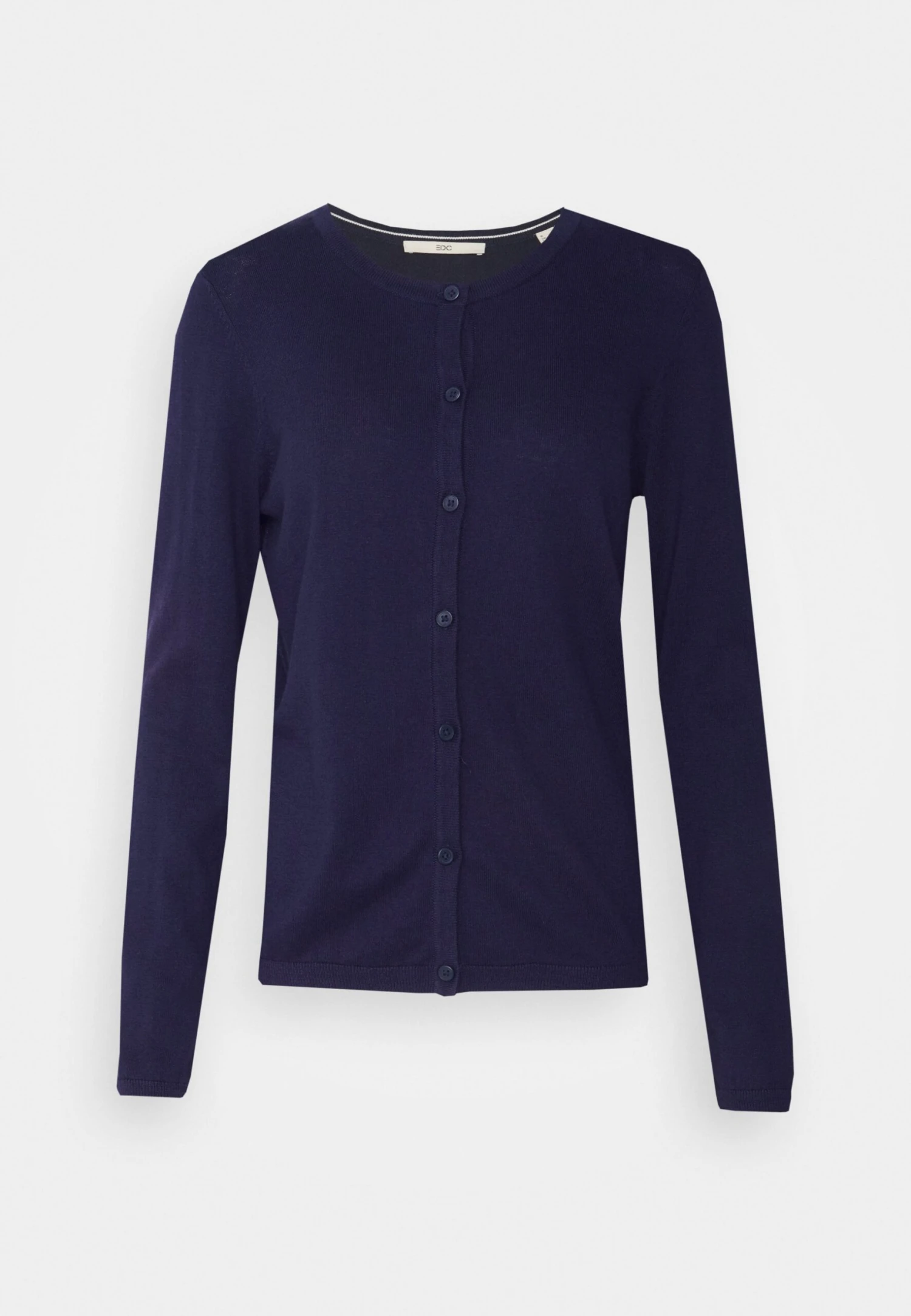 Edc By Esprit Basic Crewneck- Vest - Navy 6 Edc By Esprit Basic Crewneck- Vest - Navy - Afbeelding 4