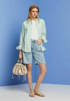 ESPRIT Jeansshort - Blue Bleached