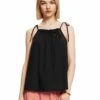 ESPRIT Gesmoktes Camisole - Top - Black -Esprit c4d9de6ec7e1446d9713f85c5aecb182