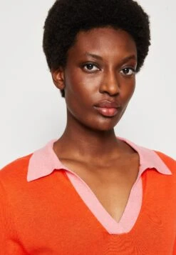 ESPRIT Sus Blend Po - Poloshirt - Orange Red -Esprit c5297caea91d431093bb1e908af939fa