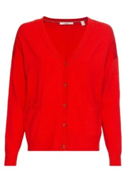 ESPRIT Sus Vneck - Vest - Red -Esprit c85774f5e5ee4713b9be31059e1d8908