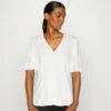 ESPRIT Sslv Sl - Blouse - Off-White -Esprit c9088ed430bc40a59d978a40eaf21556