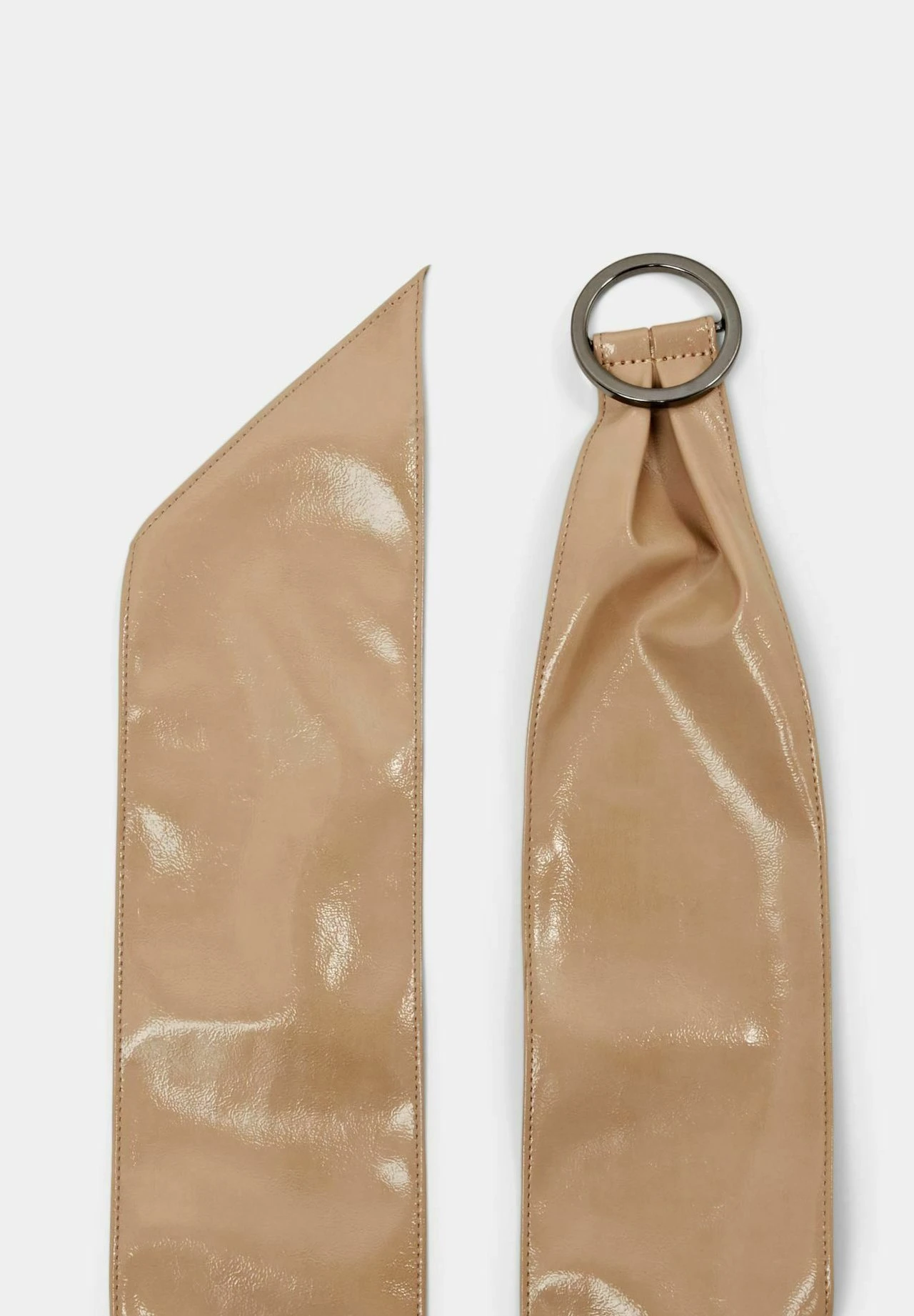 ESPRIT Breiter In Lackoptik - Tailleriem - Beige 5 ESPRIT Breiter In Lackoptik - Tailleriem - Beige - Afbeelding 3