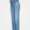 Pants Over The Belly - Straight Leg Jeans - Light Blue Denim -Esprit c9d20ef5726143c3a07276770a943772