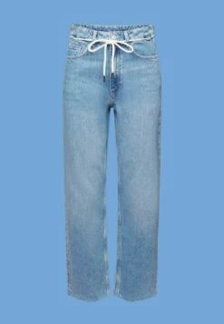 ESPRIT Sus Dad - Straight Leg Jeans - Blue Light Washed -Esprit cb746f75734e4d85be443f2894da4b51