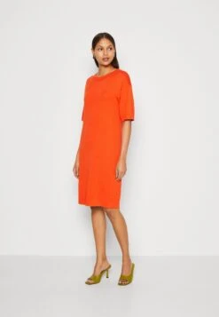 ESPRIT Dress - Gebreide Jurk - Orange Red