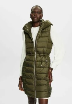 ESPRIT Recyceltlange Stepp - Bodywarmer - Dark Khaki