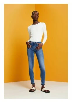 ESPRIT Aus Mit Stretchkomfort - Jeans Skinny Fit - Blue Medium Washed New -Esprit ce0dfe680b8646b0b388b83523d38026