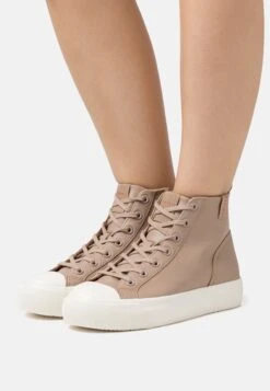 ESPRIT Sneakers Hoog - Taupe