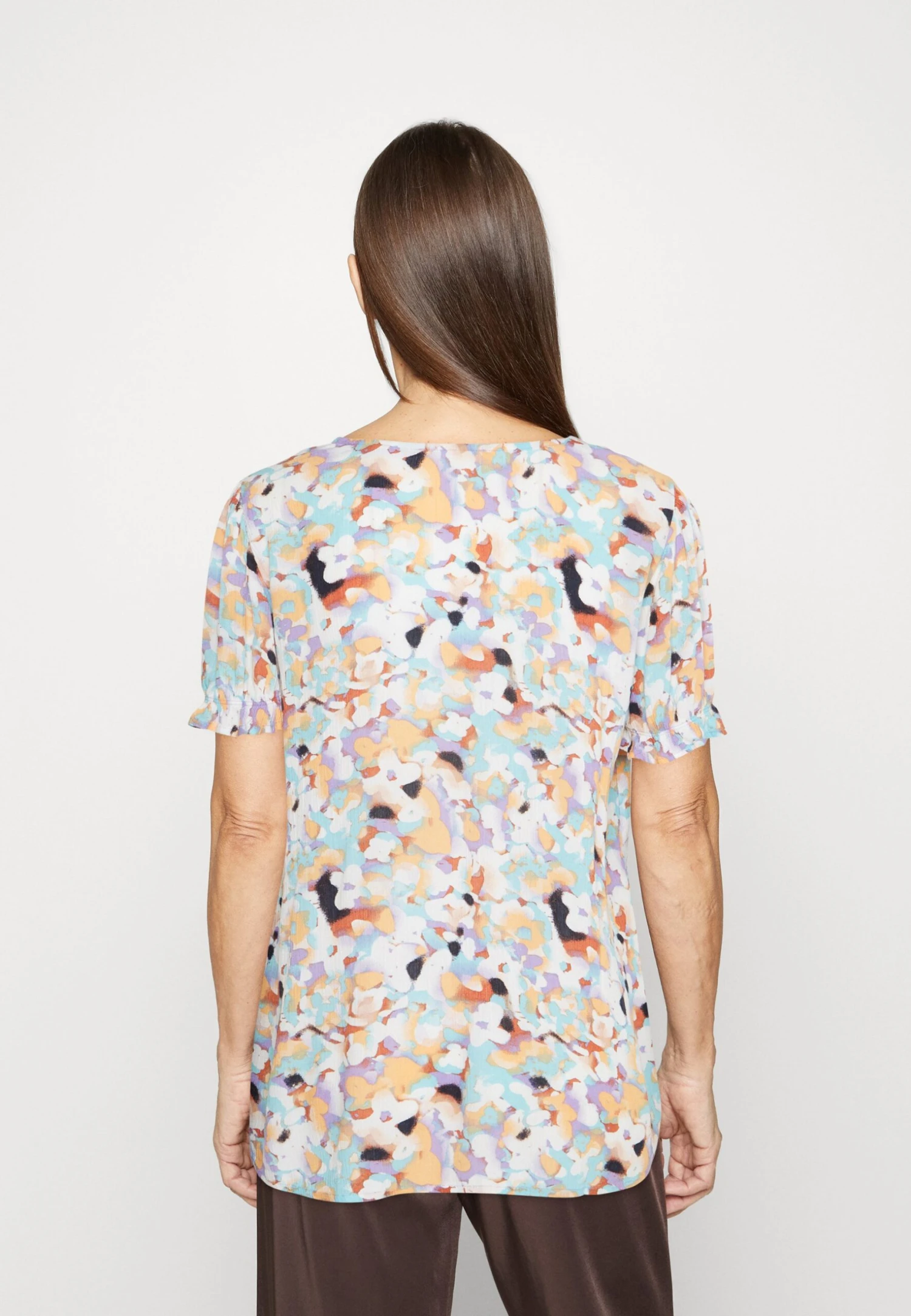 Edc By Esprit Short Sleves - Blouse - Purple 5 Edc By Esprit Short Sleves - Blouse - Purple - Afbeelding 3