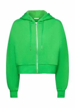 Edc By Esprit Gecroppter Mit Zipper - Sweater Met Rits - Green -Esprit d0fa6ca847ef4fe19503759e9a08720c