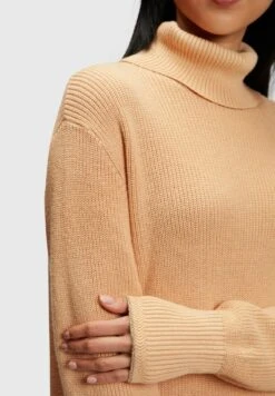 ESPRIT Flat - Gebreide Jurk - Beige -Esprit d35a9882538b4f17add7e18786cbf6cd