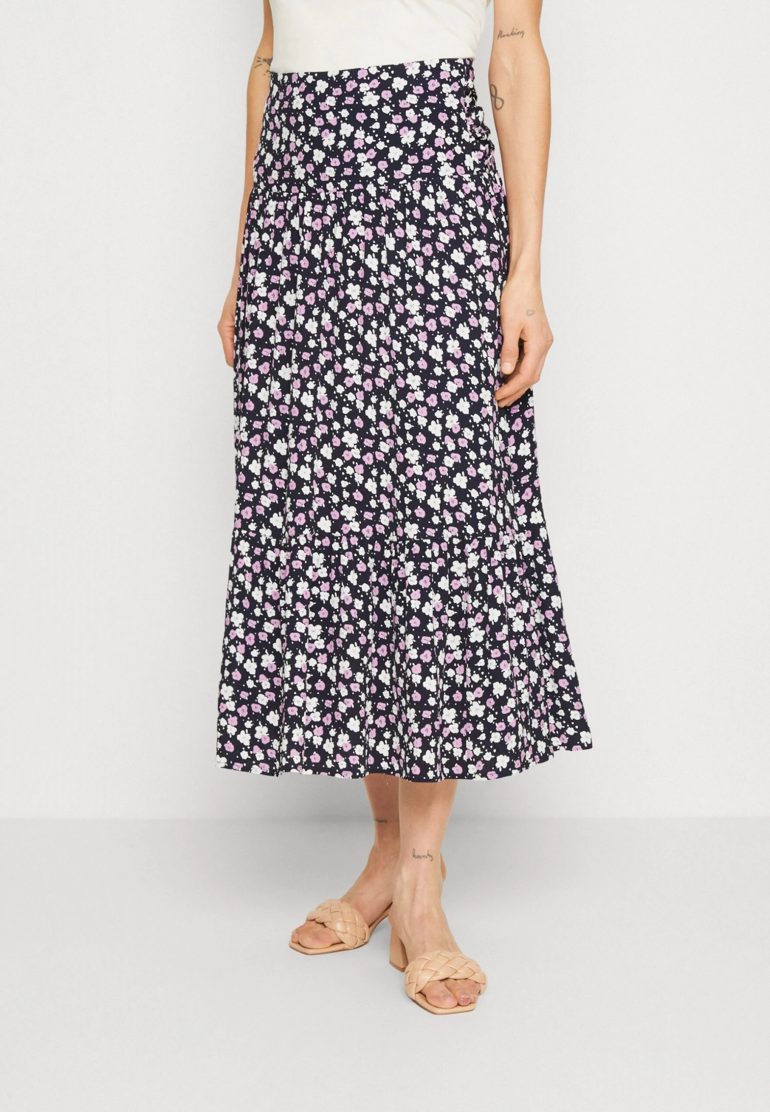 Edc By Esprit Skirt - A-Lijn Rok - Navy 3 Edc By Esprit Skirt - A-Lijn Rok - Navy