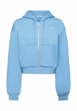 ESPRIT Cropped Mit Reissverschluss Und Logoprint Hinten - Sweater Met Rits - Light Blue Lavender -Esprit d657b6ee1dfc4b929385f5dceeb7f3e4
