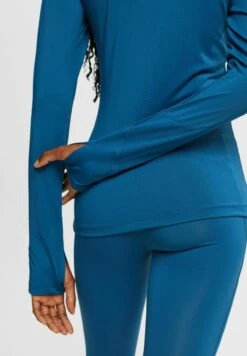 Longsleeve Mit E Dry - Longsleeve - Petrol Blue -Esprit d6f76d9c5d504f37823c489e124d4088